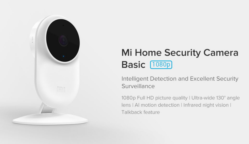 Xiaomi introduces Mi Home Security Camera Basic for Rs 1,999