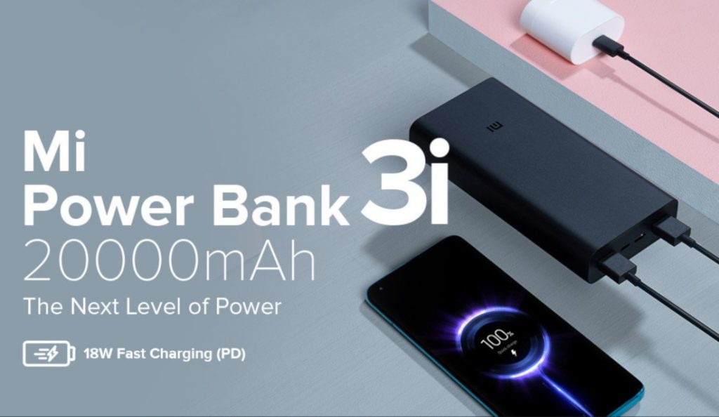 Xiaomi Mi Power Bank 3i with 10,000mAh and 20,000mAh capacities launched in India