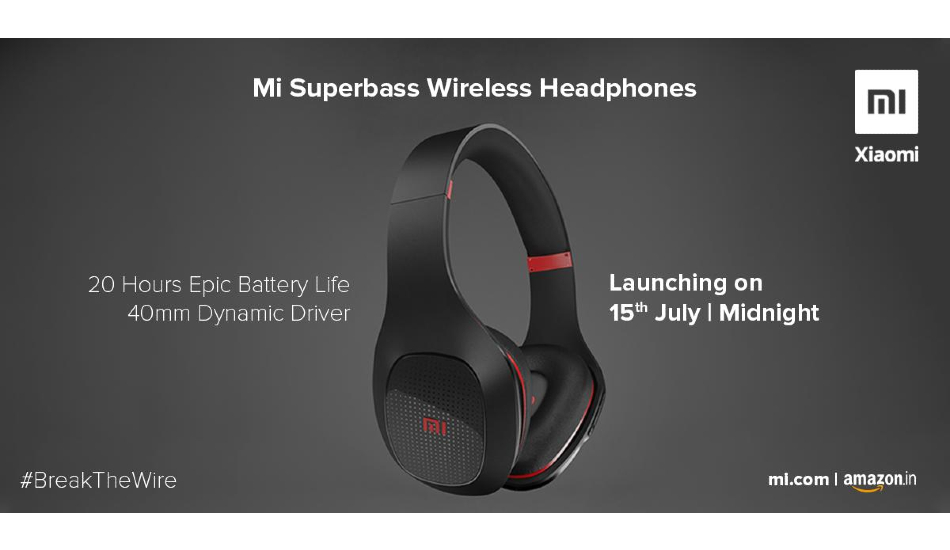 Xiaomi Mi Super Bass Wireless Headphone launched at Rs 1799