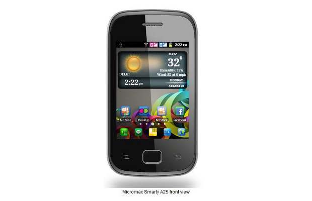 Micromax's Android phone with 1Ghz chip launched