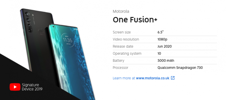 Motorola One Fusion+ to launch in India on June 16