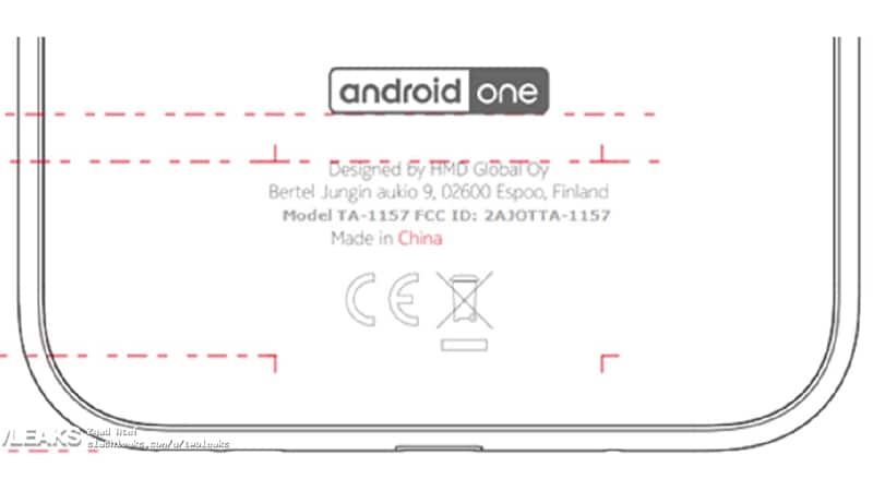 Nokia TA-1157 Android One smartphone receives FCC certification