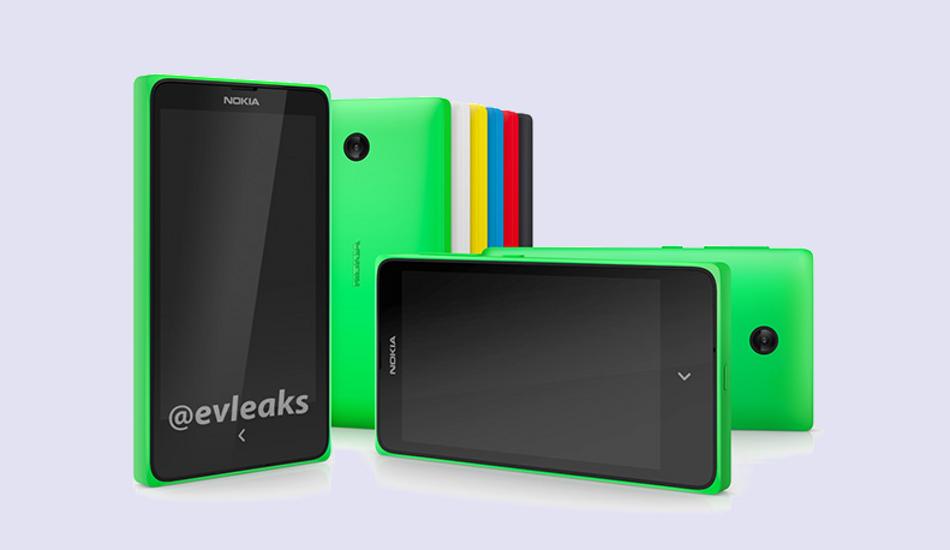 Nokia X poses in front of a camera