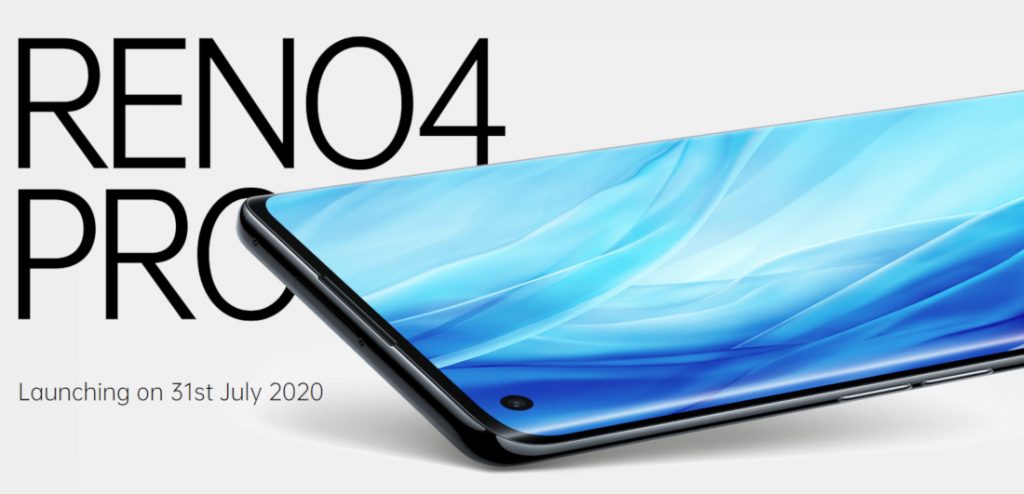 Oppo Reno 4 Pro confirmed to launch in India on July 31
