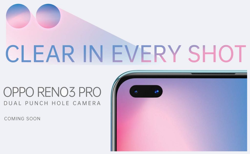 Oppo Reno 3 Pro teased ahead of launch in India