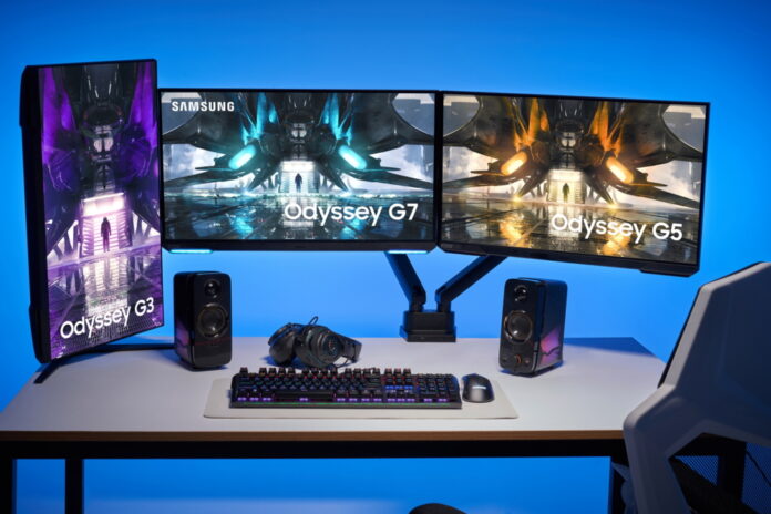 Samsung Odyssey G7, G5, G3 Gaming Monitors unveiled