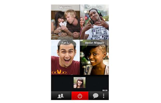 Oovoo apps for iOS and Android get group chat support