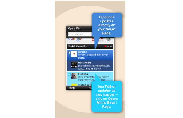 Opera brings new mobile browser for social network buffs