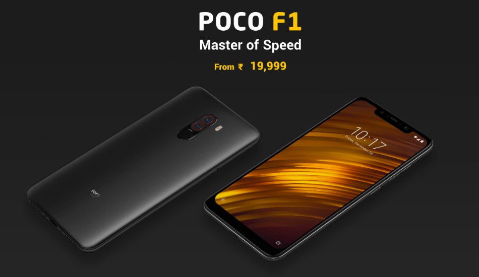 Xiaomi Poco F1 receives permanent price cut in India, now available starting at Rs 19,999