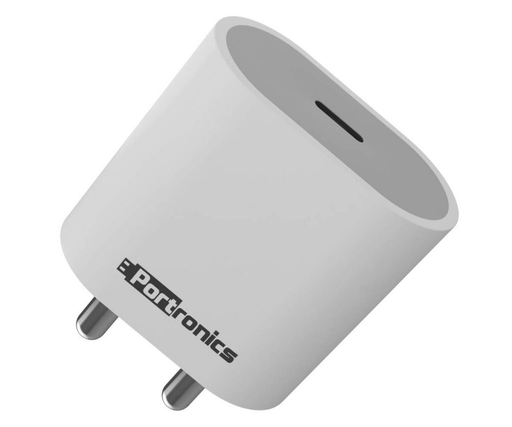 Portronics 'Adapto 20' 20W Fast charging Adaptor launched at an introductory price of Rs 699