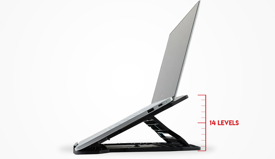 Portronics My Buddy Hexa 22 Portable Laptop Stand launched for Rs 1299