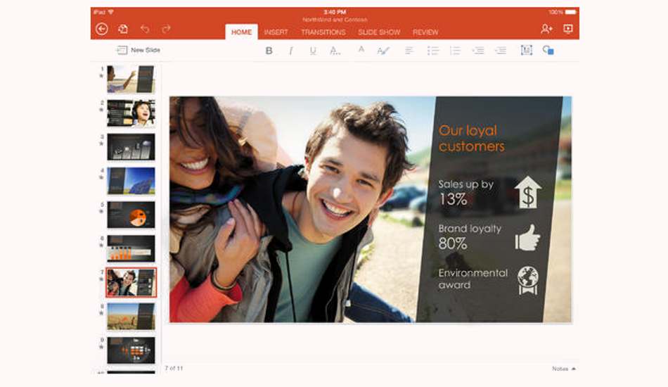 PowerPoint Microsoft Office for iPad launched for free with a catch