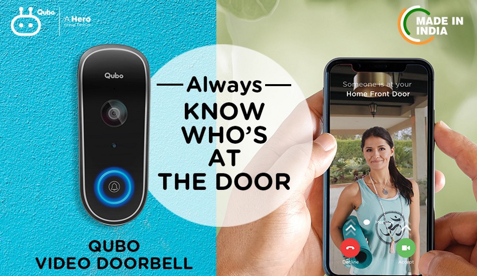 Hero Electronix launches Qubo Smart Wi-Fi Video Doorbell at Rs 9,990