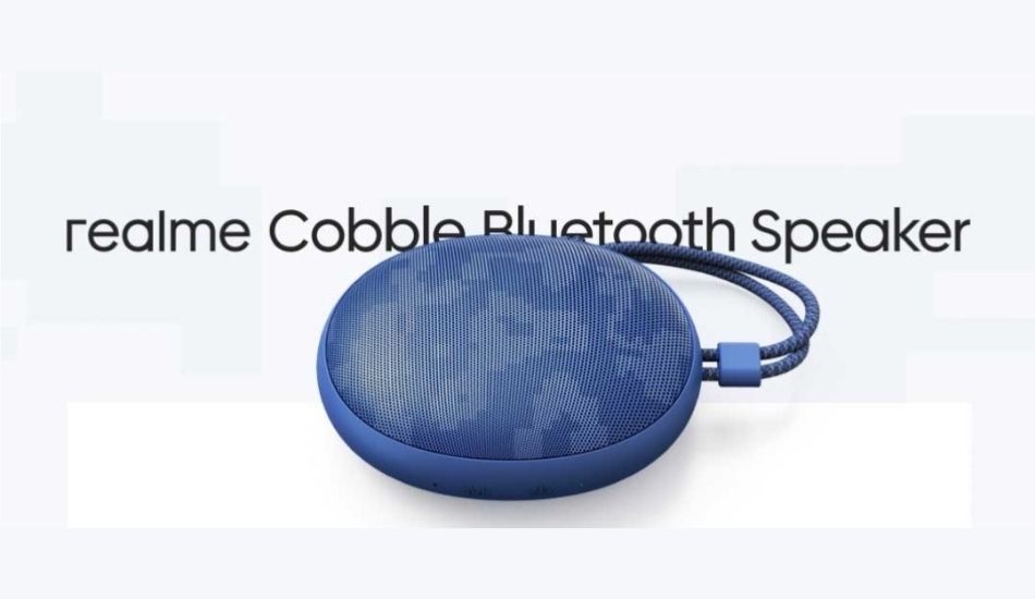 Realme Cobble Bluetooth Speaker launched with 9 hours of playback time, IPX5 rating and more