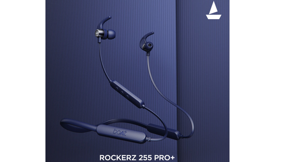 boAt Rockerz 255 Pro+ wireless neckband earphones launched with 40 hours battery life