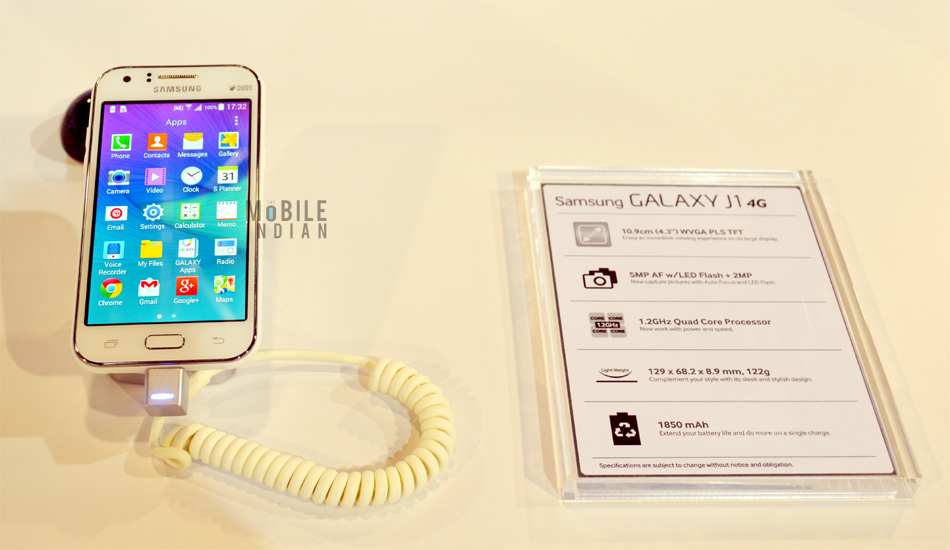 Samsung Galaxy J1 4G In Pics