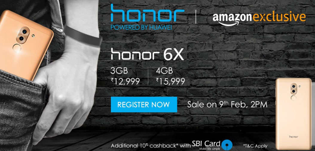 Huawei rolls out Android Nougat beta for Honor 6X, second flash sale to be held on 9th February