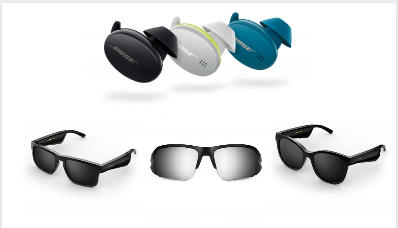 Bose launches QC and Sport Earbuds, along with Tempo, Tenor and Soprano Sunglasses