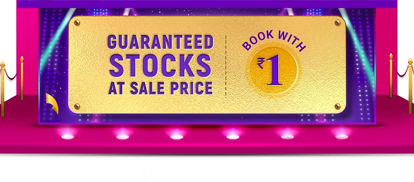 Flipkart allows pre-booking a product for just Rs 1 before BBD sale