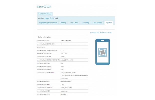 Sony Mobile prepping Xperia L with 4.3-inch display