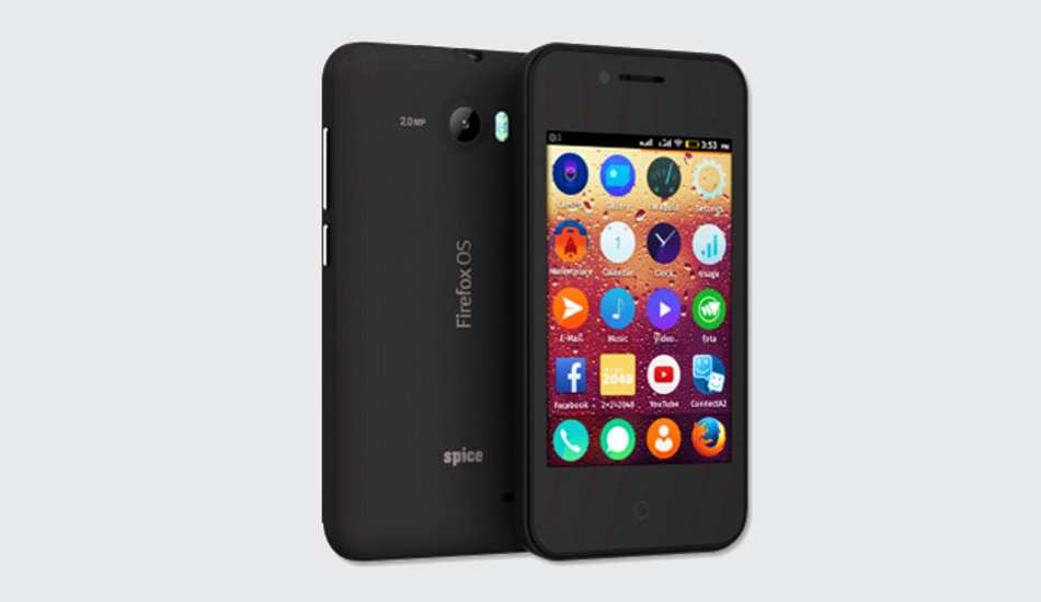 Spice launches another Firefox smartphone, priced at just Rs 2,799