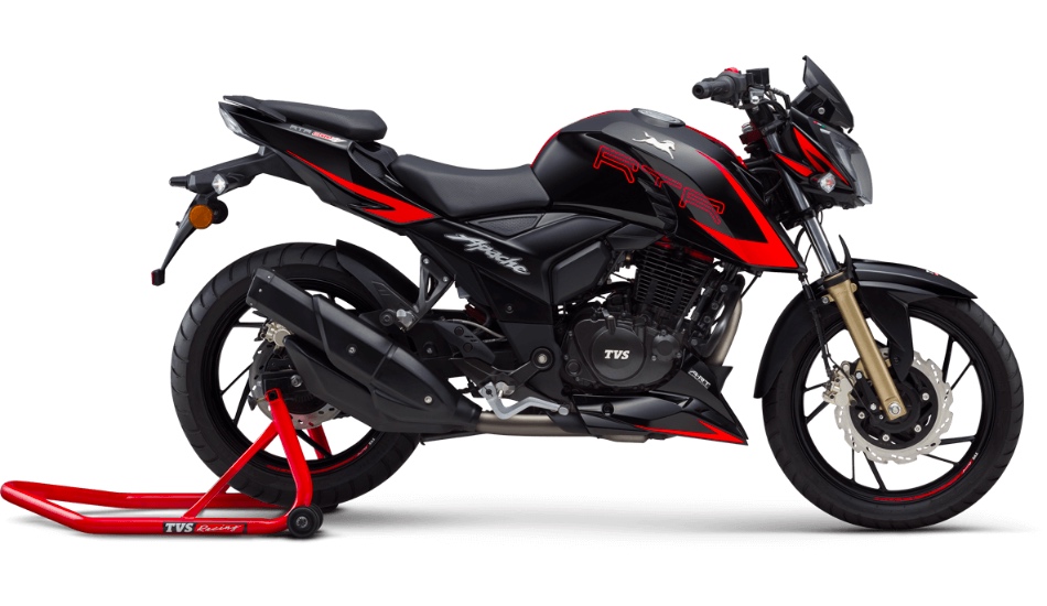 TVS Apache RTR 200 4V now available in four colour options starting Rs 95,685