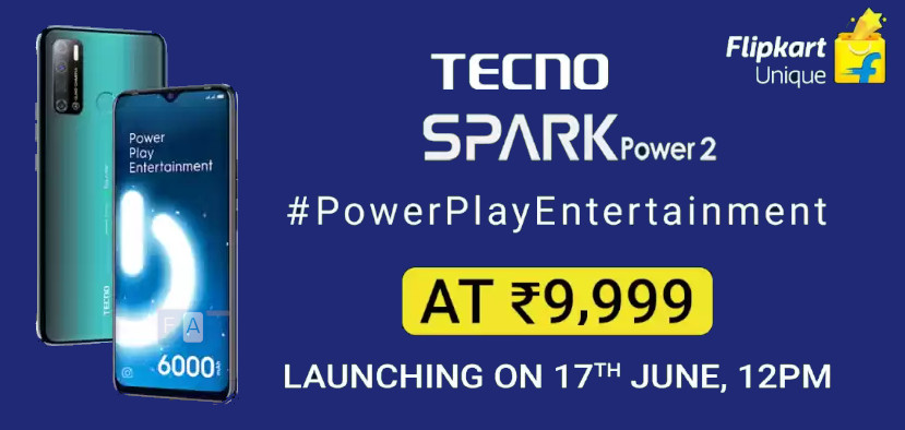 Tecno Spark Power 2 with 7-inch display, 6000mAh battery launched in India for Rs 9,999