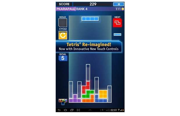 EA Games spruces up the good old Tetris game