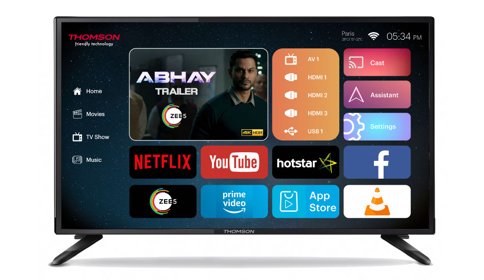 Thomson introduces 40-inch 4K Smart TV for Rs 20,999