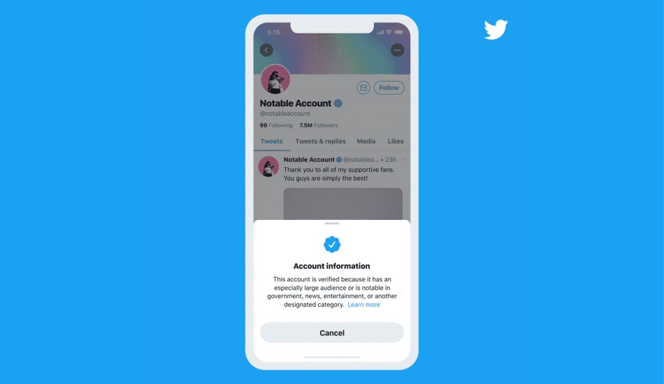 Twitter Verification is launching on January 20, 2021