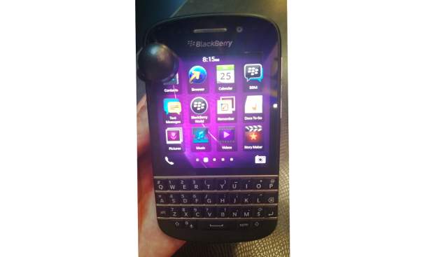 Hands on: BlackBerry Q10