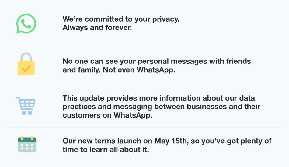 WhatsApp to show in-app banner for providing more information regarding new privacy policy