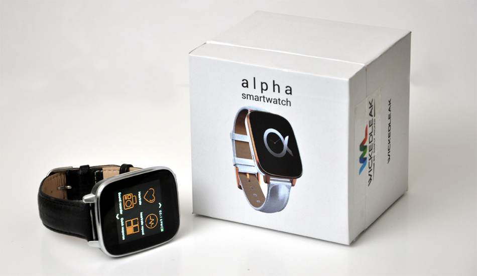 Wickedleak Alpha smartwatch - At Rs 5K, it offers plenty but needs improvements