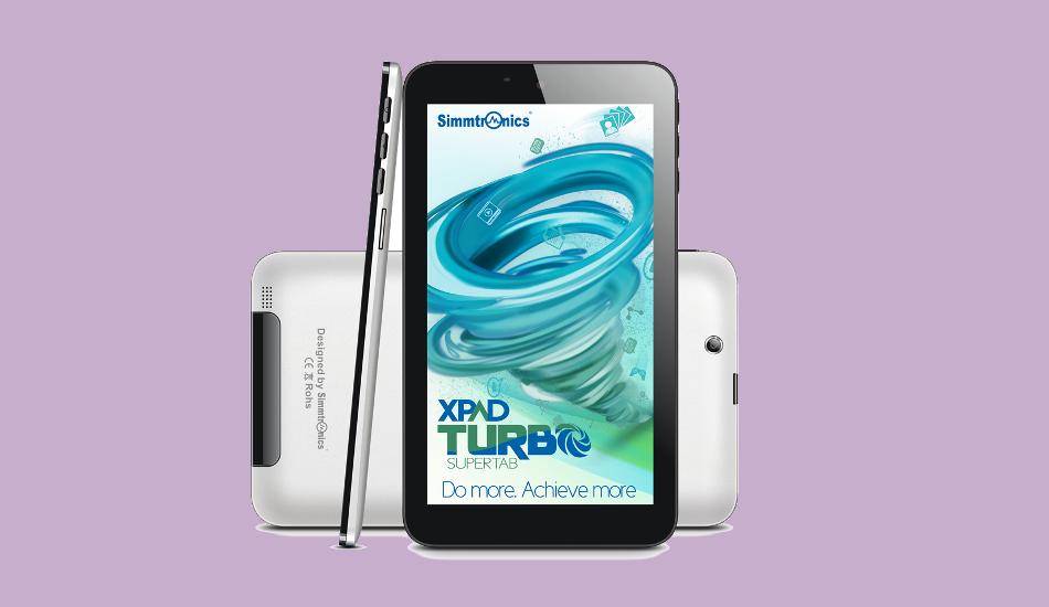 Simmtronics Xpad Turbo dual SIM tab launched for Rs 7,999