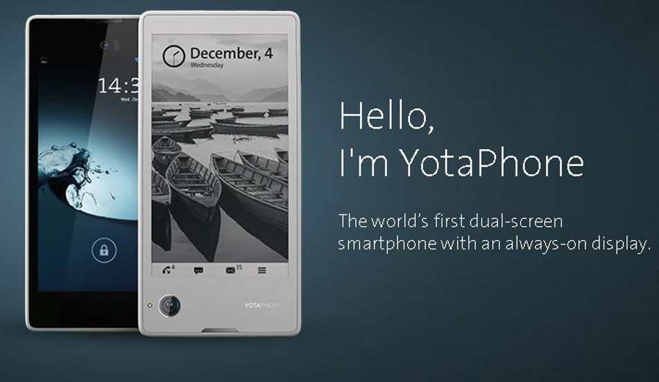 Price drop: Yota Phone now available for Rs 12,999 in India