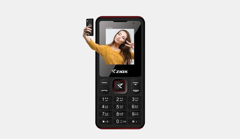 Ziox Z23 Zelfie launched at Rs 1,123, features Front Camera and 1800mAh battery