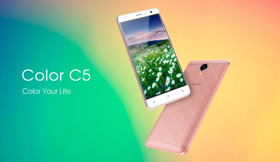 Zopo Color C5 with HD display, Android Marshmallow unveiled