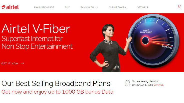Airtel brings a new 300Mbps broadband plan with 1200GB high-speed data