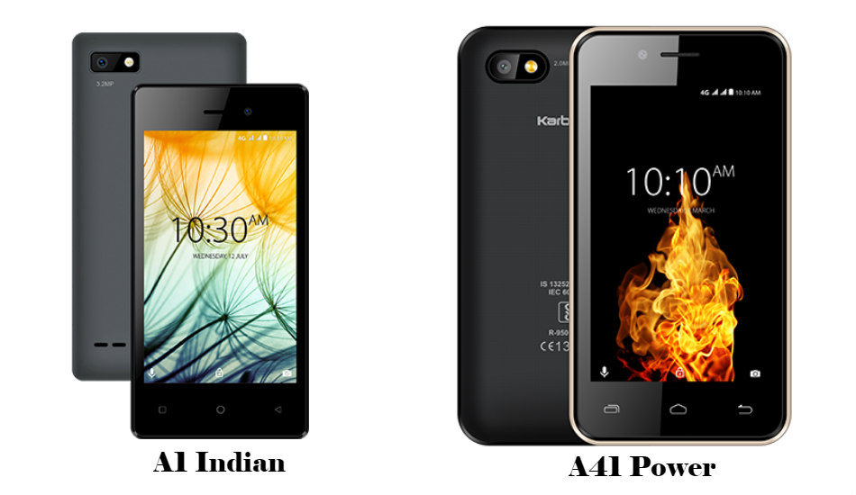 Airtel partners with Karbonn to launch A1 Indian and A41 Power in India