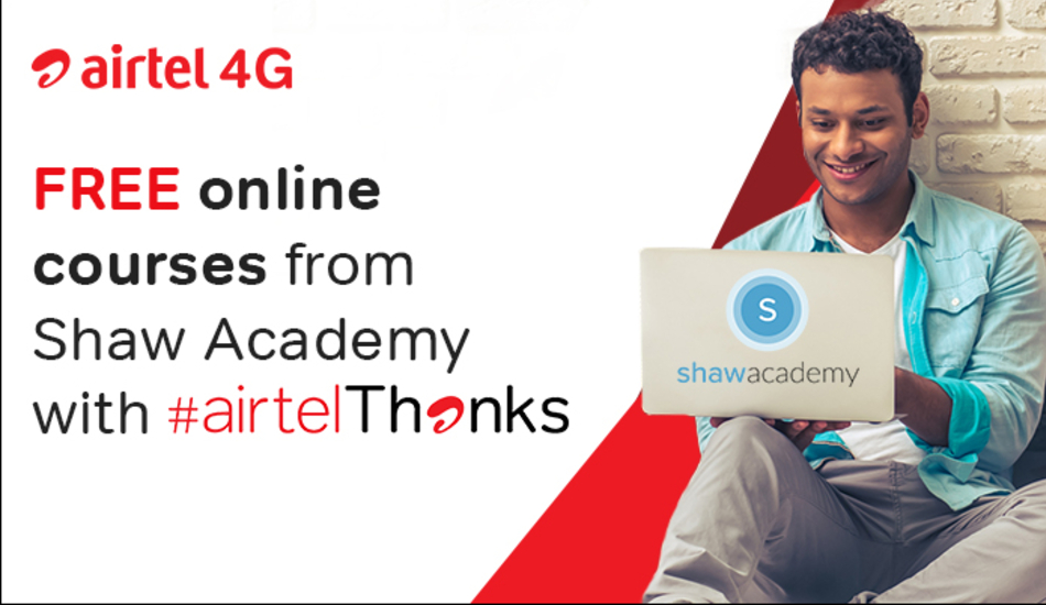 Airtel now offers free access to Shaw Academy through Airtel Thanks program