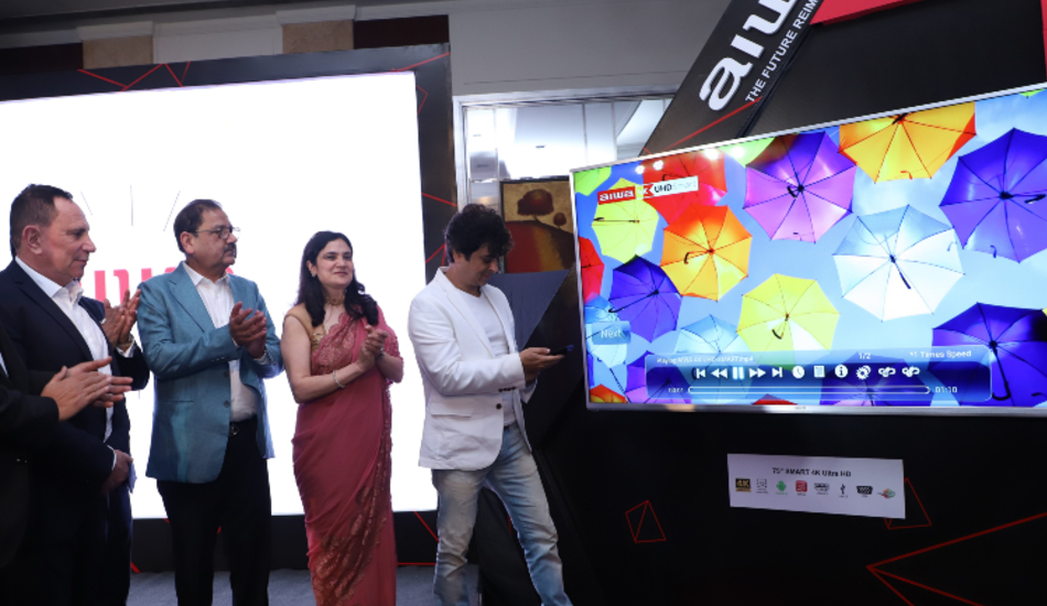 Aiwa makes a re-entry in India, launches 75-inch 4K Smart TV, Home Audio and more