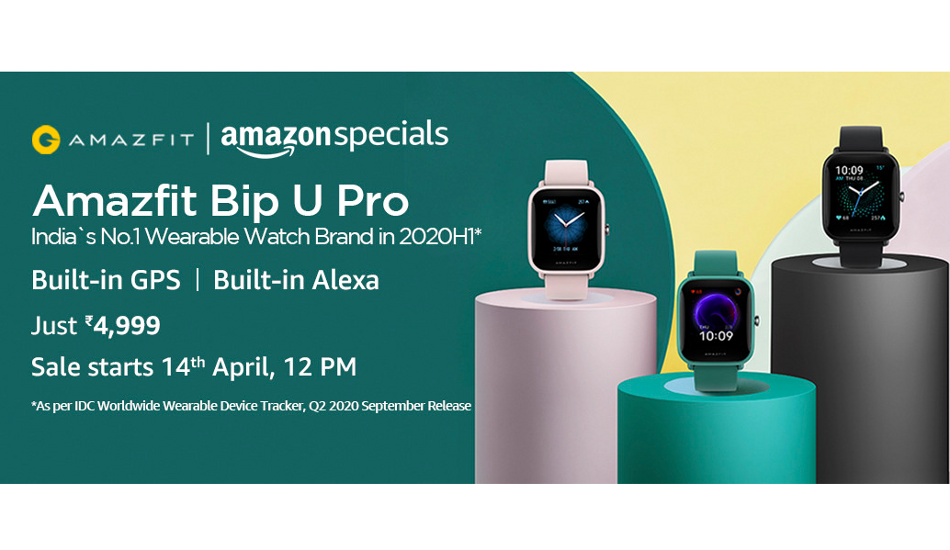 Amazfit Bip U Pro launched in India for Rs 4,999