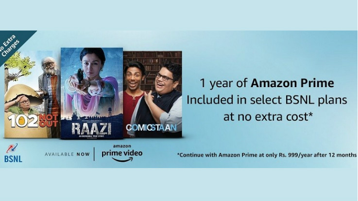 BSNL offers 1 year of free Amazon Prime subscription on select postpaid, broadband plans