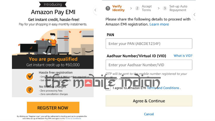 Amazon Pay EMI is now available for select mobile users in India