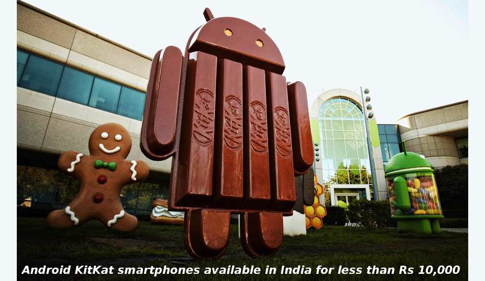 Android KitKat smartphones available in India for less than Rs 10,000