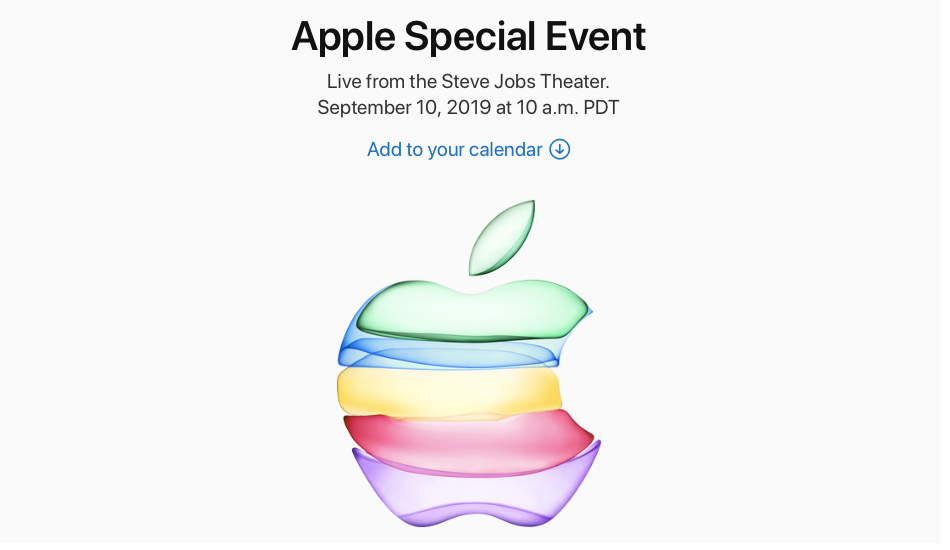 Apple officially schedules iPhone 11 launch event on September 10