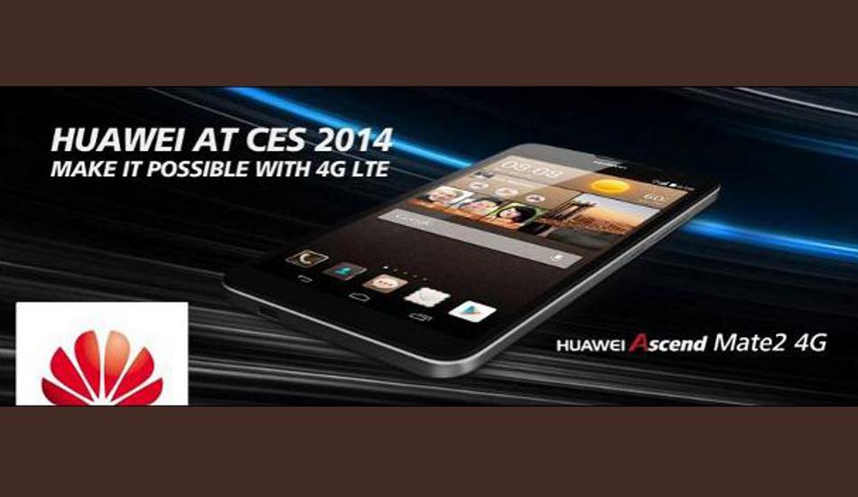 Huawei Ascend Mate 2 with 4G capability coming to India in April for around Rs 30K