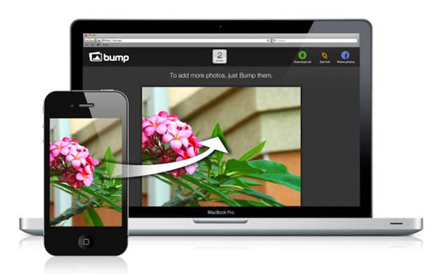 Bump for Android now transfers photos directly to your PC
