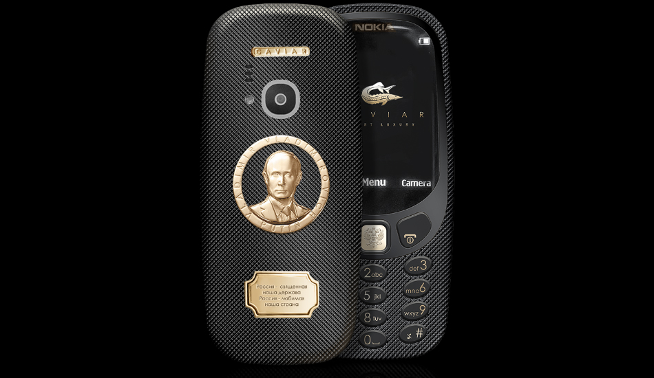 Vladimir Putin-inspired luxurious Nokia 3310 goes on sale in Russia