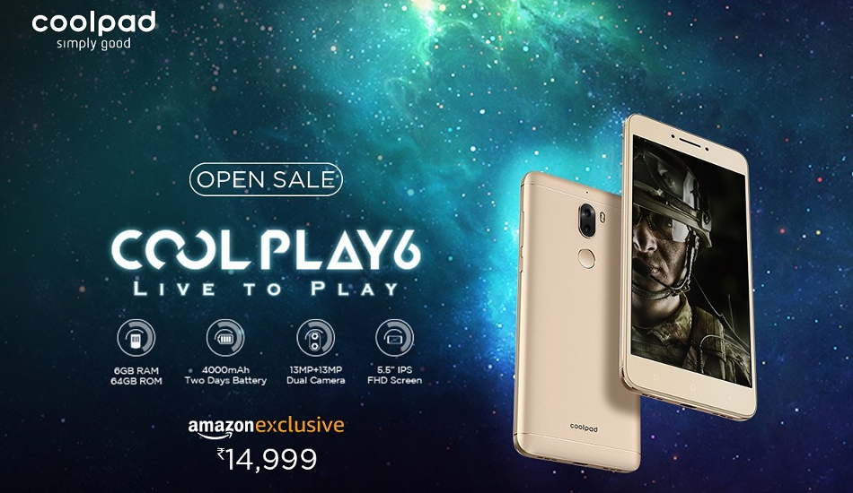 Coolpad Cool Play 6 is now available for sale